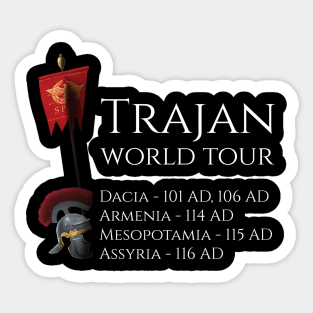 Trajan World Tour Sticker